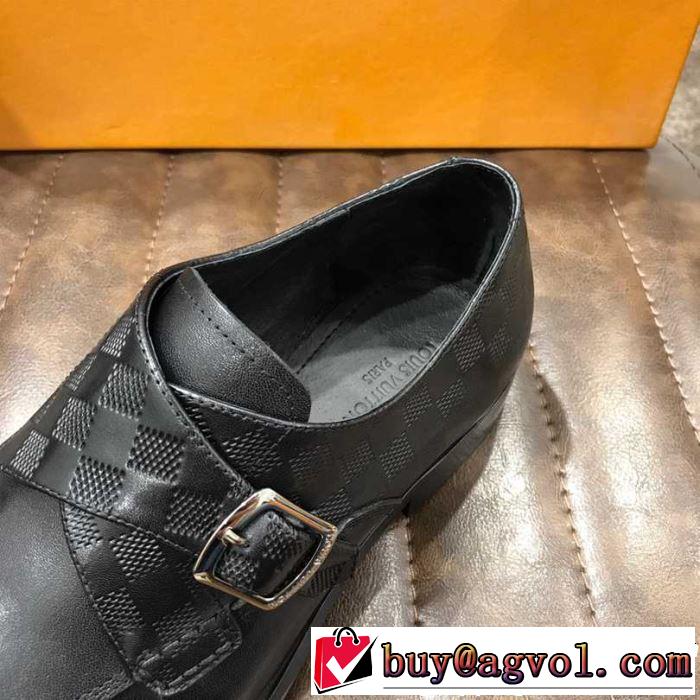 送料込み 希少品 2色可選 ルイ ヴィトン LOUIS VUITTON ビジネスシューズ2019夏ファション新品