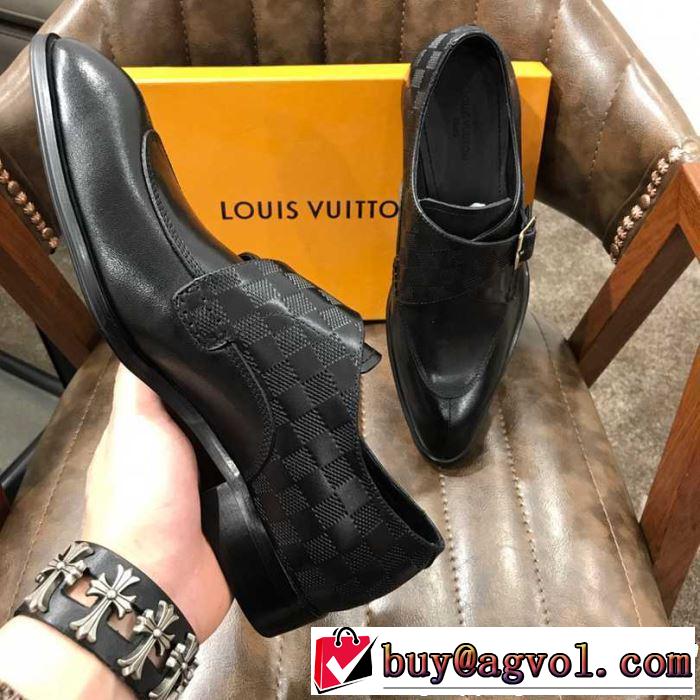 送料込み 希少品 2色可選 ルイ ヴィトン LOUIS VUITTON ビジネスシューズ2019夏ファション新品