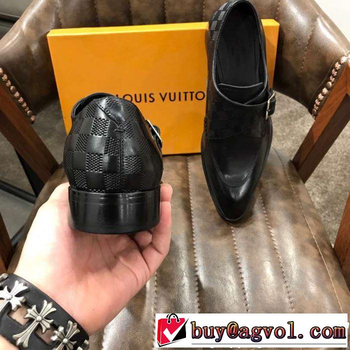 送料込み 希少品 2色可選 ルイ ヴィトン LOUIS VUITTON ビジネスシューズ2019夏ファション新品