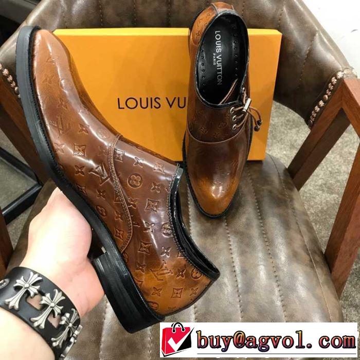 2色可選 ルイ ヴィトンVIPセールでお得 LOUIS VUITTON ビジネスシューズ【2019春夏】最新コレクション