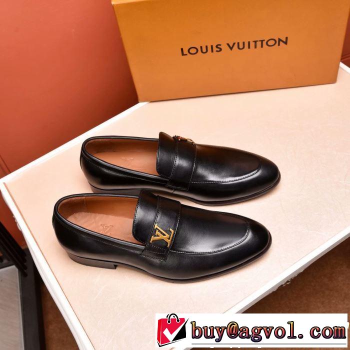 2019限定 男性に人気 ルイ ヴィトン LOUIS VUITTON 夏先に大活躍する ビジネスシューズ大人の色味