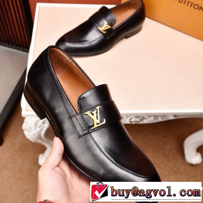 2019限定 男性に人気 ルイ ヴィトン LOUIS VUITTON 夏先に大活躍する ビジネスシューズ大人の色味