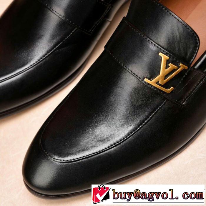 2019限定 男性に人気 ルイ ヴィトン LOUIS VUITTON 夏先に大活躍する ビジネスシューズ大人の色味