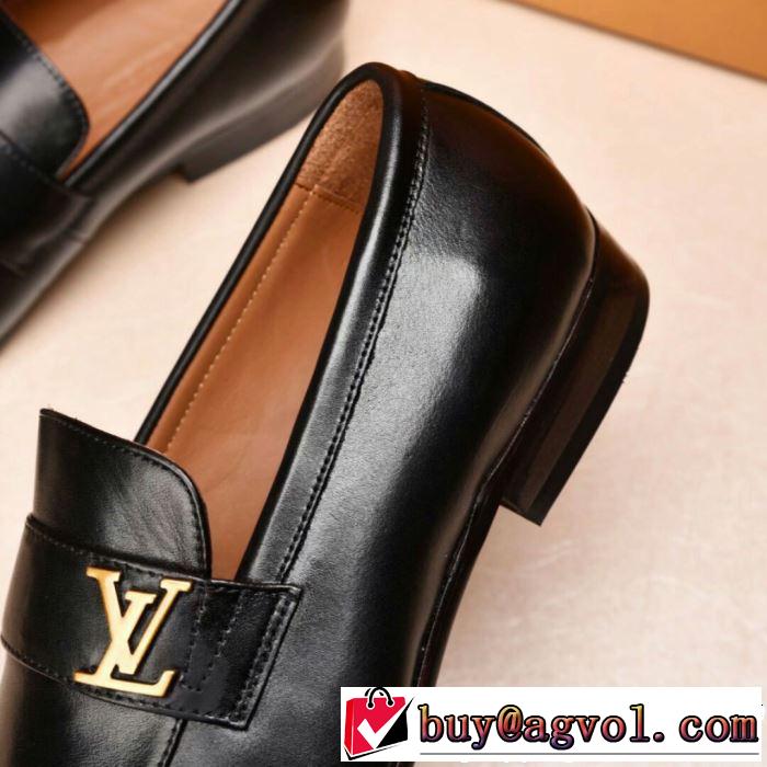 2019限定 男性に人気 ルイ ヴィトン LOUIS VUITTON 夏先に大活躍する ビジネスシューズ大人の色味