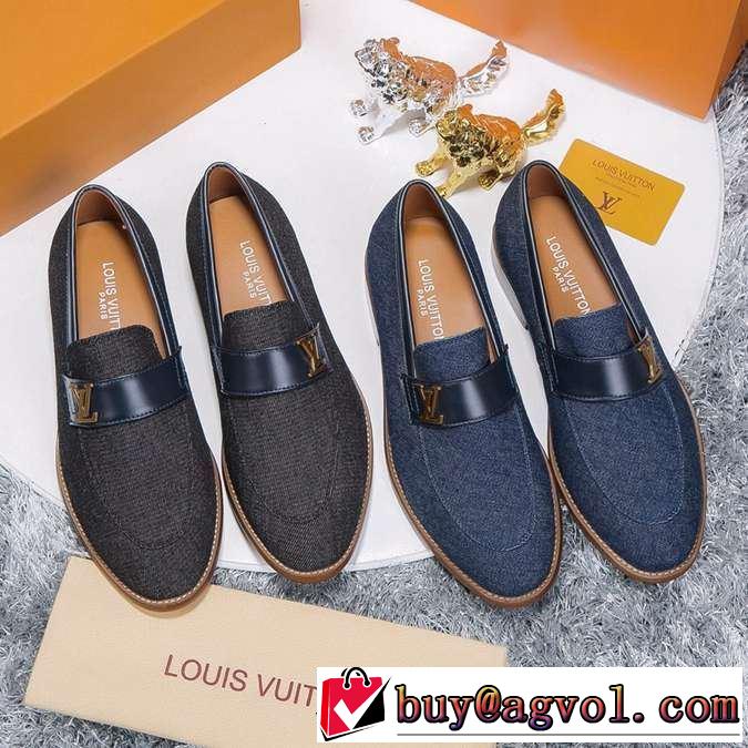 クールな印象を引き立て ビジネスシューズ 2019年春夏シーズンの人気 2色可選 ルイ ヴィトン LOUIS VUITTON クラシカルな雰囲気 