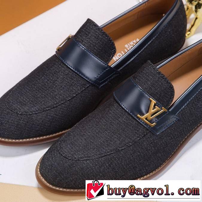 クールな印象を引き立て ビジネスシューズ 2019年春夏シーズンの人気 2色可選 ルイ ヴィトン LOUIS VUITTON クラシカルな雰囲気