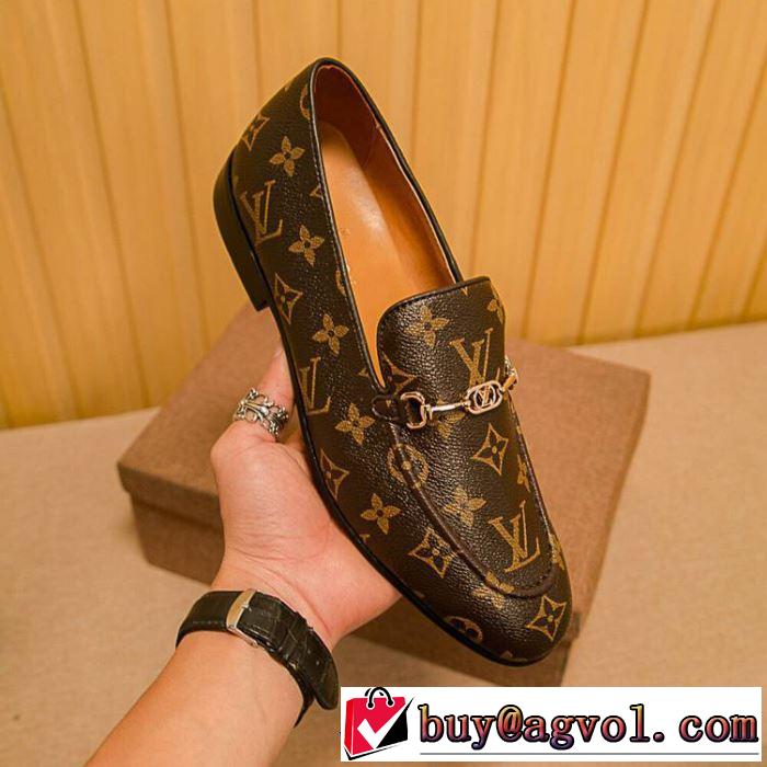 デザイン抜群のアイテム ビジネスシューズ 2019年春夏流行ファッション 2色可選 ルイ ヴィトン LOUIS VUITTON ファッションにトレンド
