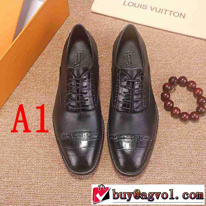2019春夏は人気定番 ビジネスシューズ 派手すぎず 2色可選 ルイ ヴィトン LOUIS VUITTON 今期のトレンド定番アイテム 