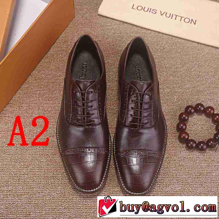 2019春夏は人気定番 ビジネスシューズ 派手すぎず 2色可選 ルイ ヴィトン LOUIS VUITTON 今期のトレンド定番アイテム