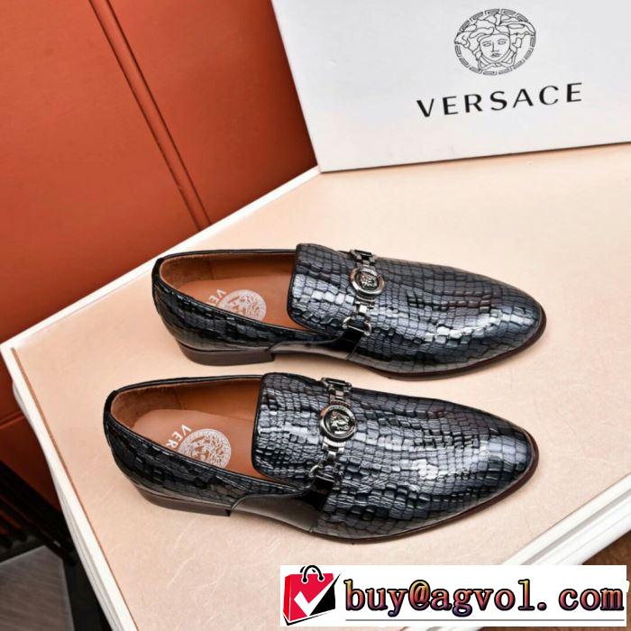 VERSACE 特価セール ビジネスシューズ ヴェルサーチVIPセールでお得 2019春夏のトレンド新商品