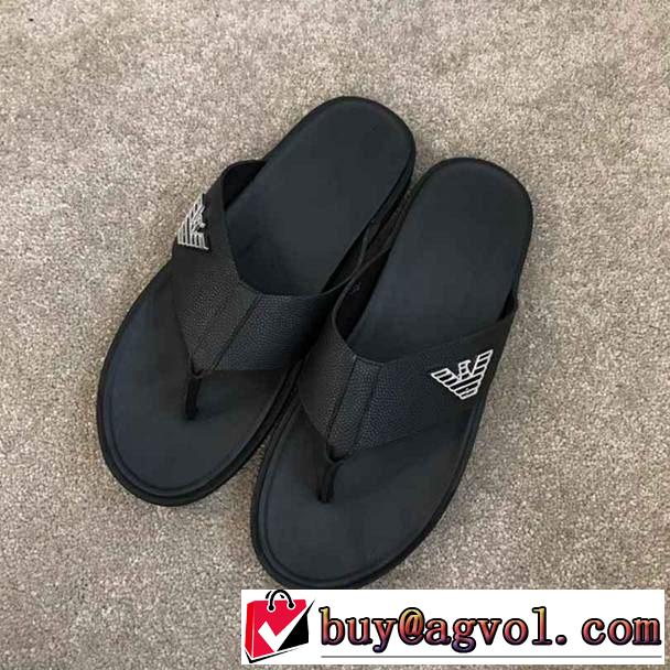 2019年の夏のマスト アルマーニ ARMANI この夏は注目新作  サンダル さわやか夏スタイル新品