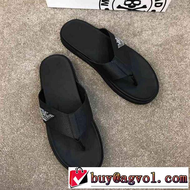 2019年の夏のマスト アルマーニ ARMANI この夏は注目新作  サンダル さわやか夏スタイル新品