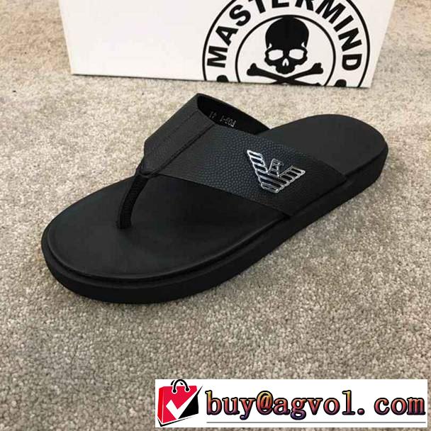 2019年の夏のマスト アルマーニ ARMANI この夏は注目新作  サンダル さわやか夏スタイル新品