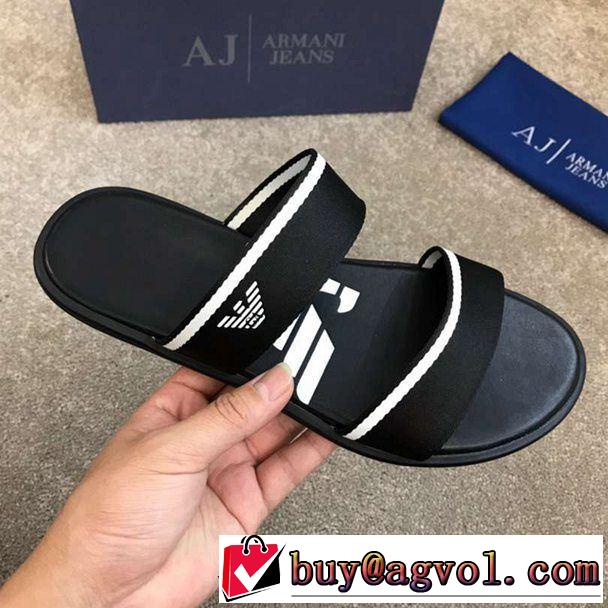 サンダル トレンド感があって涼しげ アルマーニ ARMANI 2019年最新ファッション 2色可選 ブランドの話題の新作も！