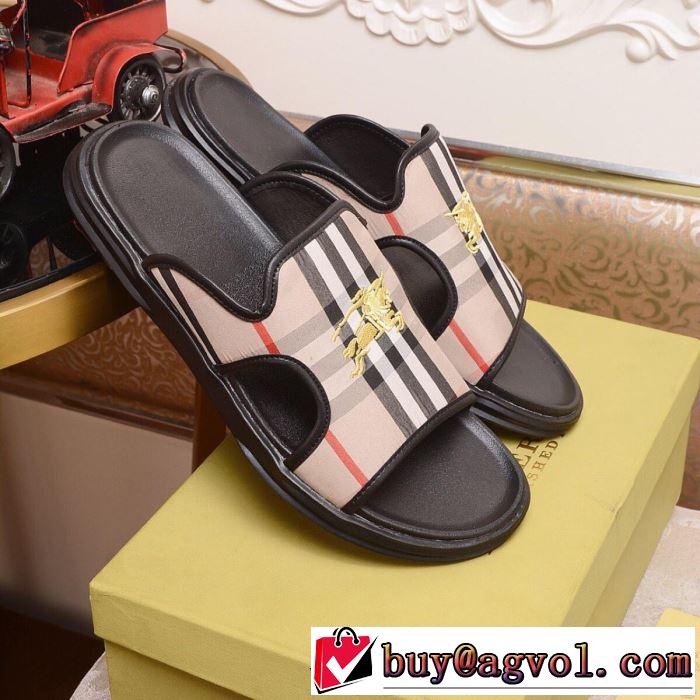 リラックス感のあるゆったり サンダル 2019夏ファション新品  バーバリー BURBERRY 抜け感のある夏着物 