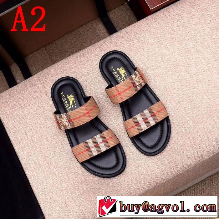  サンダル 春色の最旬の人気アイテム 3色可選 春夏の流行り2019新品 バーバリー BURBERRY 爽やかすぎない大人の印象に