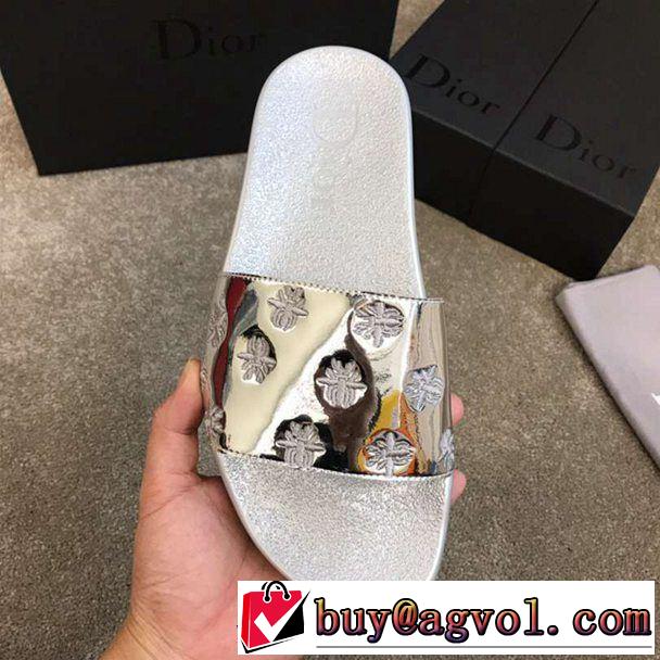  2019夏色っぽさ サンダル おしゃれデザインも大人気 ディオール DIOR 夏らしい爽やかさ 2色可選 オシャレな印象に