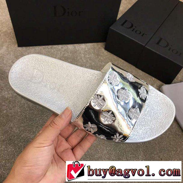  2019夏色っぽさ サンダル おしゃれデザインも大人気 ディオール DIOR 夏らしい爽やかさ 2色可選 オシャレな印象に