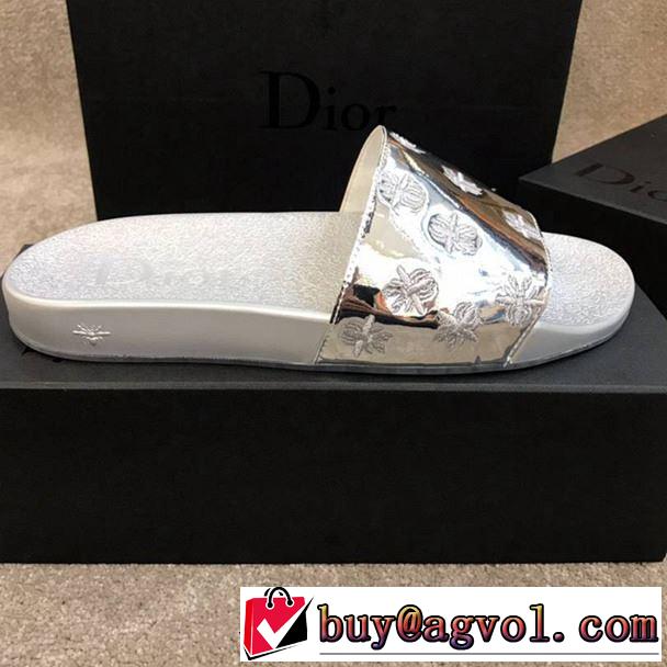 2019夏色っぽさ サンダル おしゃれデザインも大人気 ディオール DIOR 夏らしい爽やかさ 2色可選 オシャレな印象に 