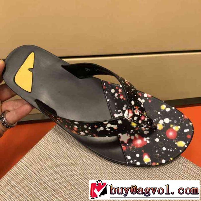 フェンディ FENDI トングサンダル カジュアルファッションを楽しもう2019年春夏シーズンの人気
