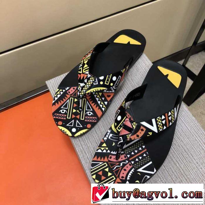ぜひ今年のトレンドをチェック フェンディ FENDI トングサンダル2019SSのトレンド商品