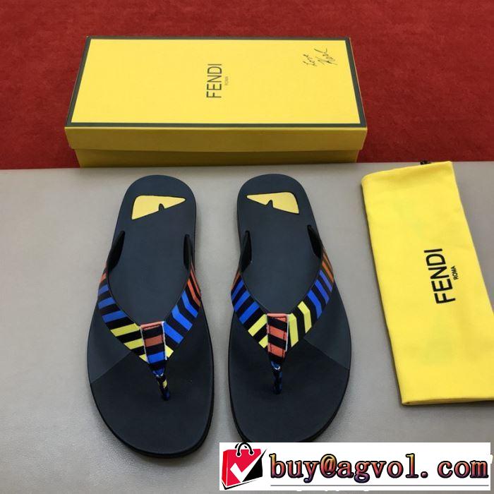 2019春夏は人気定番FENDI 2色可選 トングサンダル 一押し注目ブランドファション フェンディ