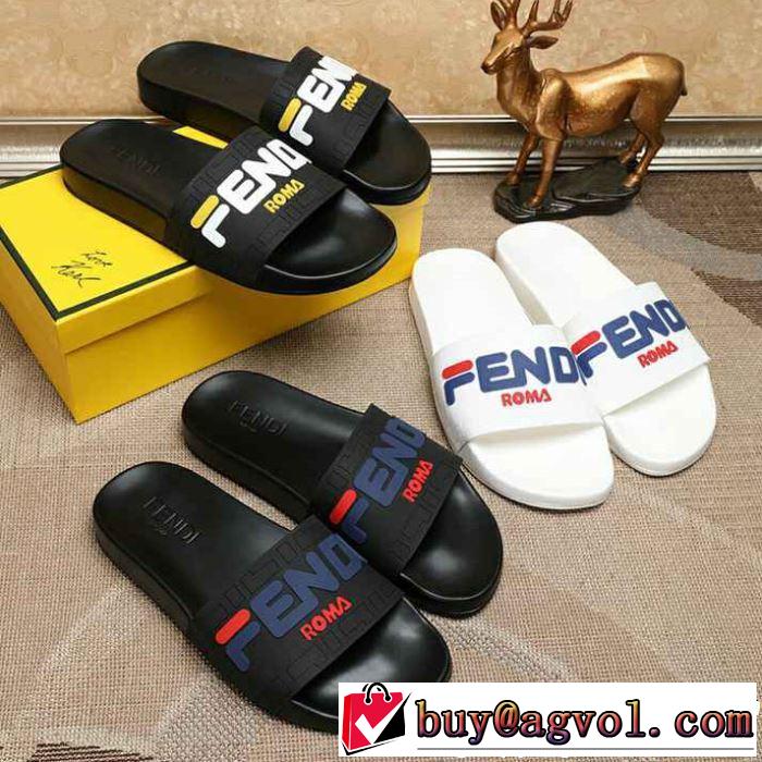 フェンディ 夏らしい季節感 FENDI 3色可選  トングサンダル2019春夏人気トレンドアイテム