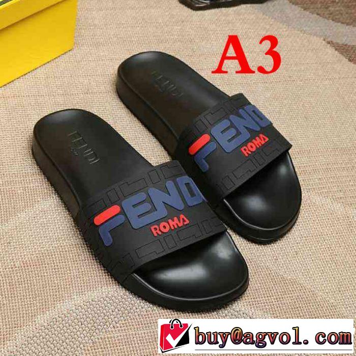 フェンディ 夏らしい季節感 FENDI 3色可選  トングサンダル2019春夏人気トレンドアイテム