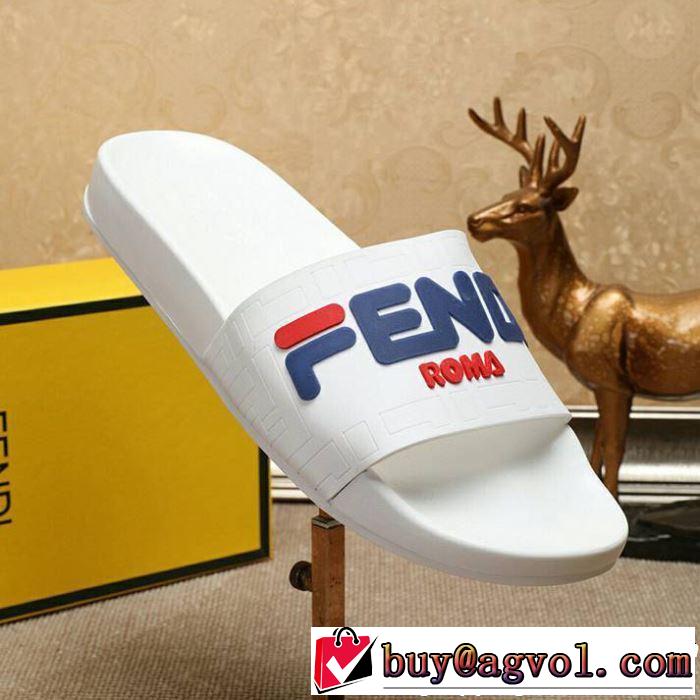フェンディ 夏らしい季節感 FENDI 3色可選  トングサンダル2019春夏人気トレンドアイテム