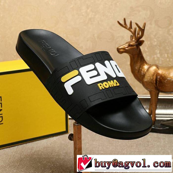 フェンディ 夏らしい季節感 FENDI 3色可選  トングサンダル2019春夏人気トレンドアイテム