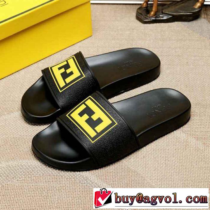 最も目立ったブランド新品 フェンディ FENDI 2色可選  トングサンダル《2019年》今、注目のストリート