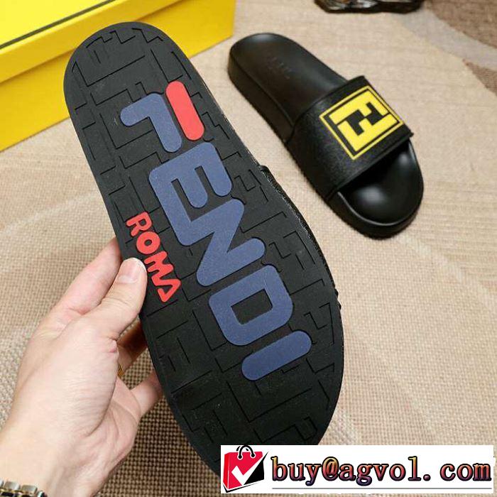 最も目立ったブランド新品 フェンディ FENDI 2色可選  トングサンダル《2019年》今、注目のストリート