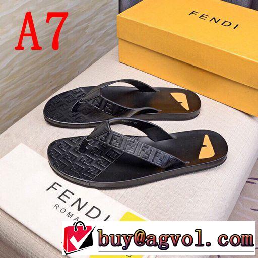  きれいめ上品に  サンダル 多色可選 グッと大人っぽい印象に フェンディキレイめ感が強い  FENDI 2019年の夏のマスト