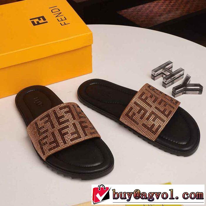  フェンディ FENDI スタイルUPして着こなす サンダル 夏ファッションをおしゃれに楽しもう  2色可選 スタイルアップ上品