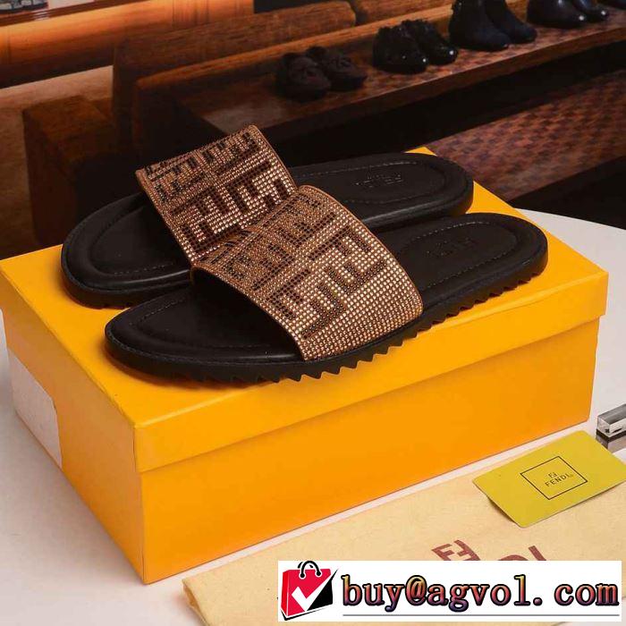  フェンディ FENDI スタイルUPして着こなす サンダル 夏ファッションをおしゃれに楽しもう  2色可選 スタイルアップ上品