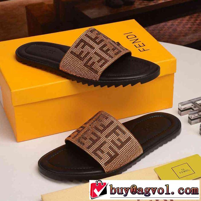 フェンディ FENDI スタイルUPして着こなす サンダル 夏ファッションをおしゃれに楽しもう  2色可選 スタイルアップ上品 