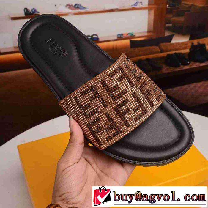  フェンディ FENDI スタイルUPして着こなす サンダル 夏ファッションをおしゃれに楽しもう  2色可選 スタイルアップ上品
