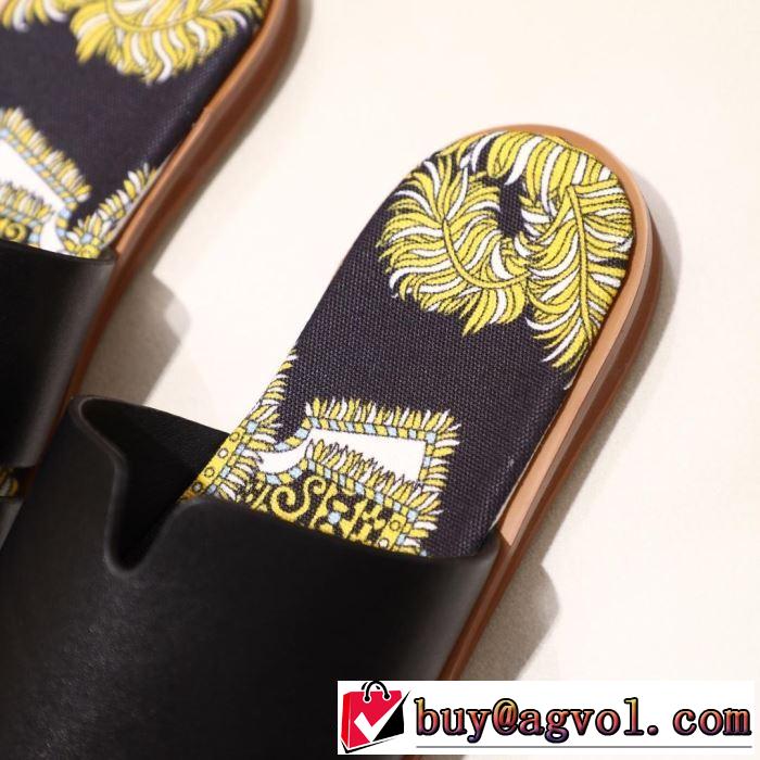  3色可選  ゆったり感のあるアイテム サンダル 2019年夏の一押しファッションアイテム エルメス HERMES