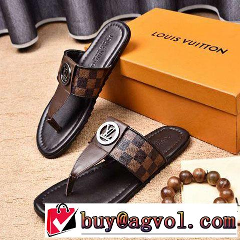 今シーズン注目のデザイン LOUIS VUITTON3色可選  サンダル ルイ ヴィトン2019春夏は人気定番