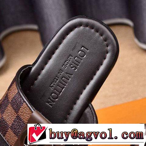 今シーズン注目のデザイン LOUIS VUITTON3色可選  サンダル ルイ ヴィトン2019春夏は人気定番