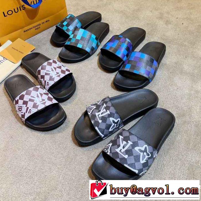 ルイ ヴィトン2019春夏は人気定番 LOUIS VUITTON 馴染みやすいスタイル美品 4色可選  サンダル