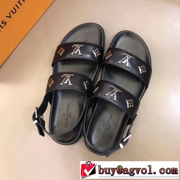 サンダル 清潔感のある肌見せ ルイ ヴィトン 魅力的な今年らしい LOUIS VUITTON おしゃれな夏ファッション2019 