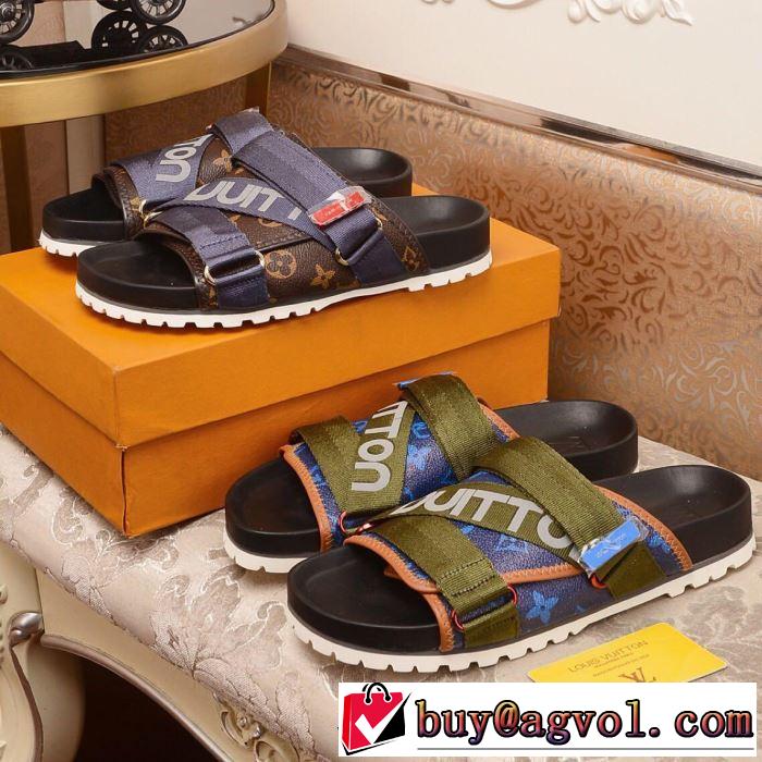 2色可選 2019夏色っぽさ サンダル 夏の王道　適度な上品さ ルイ ヴィトン LOUIS VUITTON オシャレアイテム 