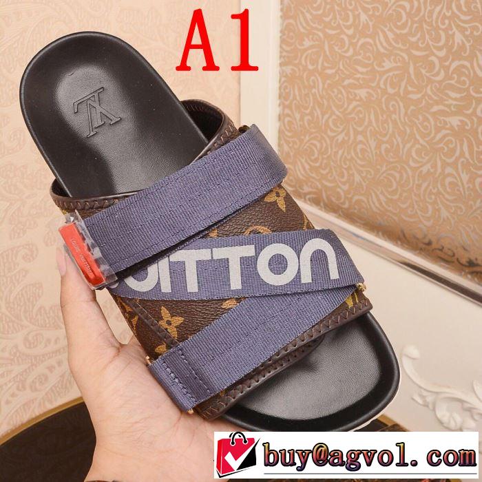 2色可選 2019夏色っぽさ サンダル 夏の王道　適度な上品さ ルイ ヴィトン LOUIS VUITTON オシャレアイテム 