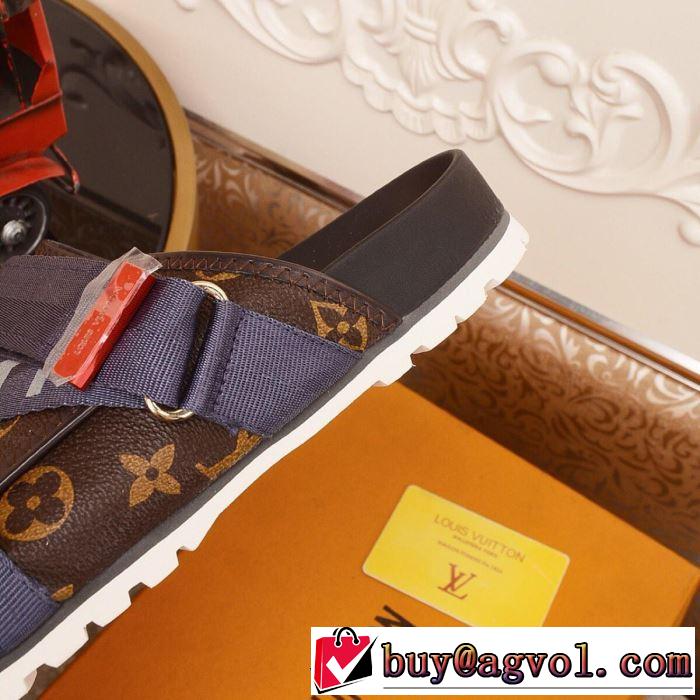  2色可選 2019夏色っぽさ サンダル 夏の王道　適度な上品さ ルイ ヴィトン LOUIS VUITTON オシャレアイテム