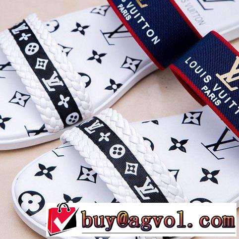 トレンド感があって涼しげ 2色可選 サンダル ルイ ヴィトン リッチな印象に  LOUIS VUITTON 2019年夏の一押しファッションアイテム 