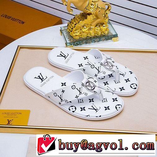 サンダル リラックススタイルが実現 2色可選  抜け感スゴイ ルイ ヴィトン LOUIS VUITTON 2019年最新ファッション 
