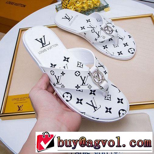 サンダル リラックススタイルが実現 2色可選  抜け感スゴイ ルイ ヴィトン LOUIS VUITTON 2019年最新ファッション 