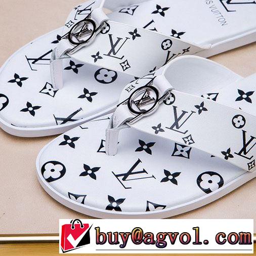 サンダル リラックススタイルが実現 2色可選  抜け感スゴイ ルイ ヴィトン LOUIS VUITTON 2019年最新ファッション 