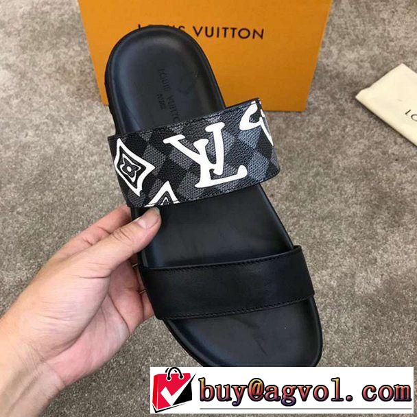 夏っぽさ新作アイテム ルイ ヴィトン LOUIS VUITTON 知的な雰囲気夏着物 2色可選 サンダル 2019春夏トレンドアイテム 